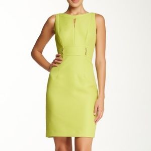 Tahari Sleeveless Jacquard Dress